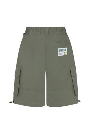 green cotton shorts BARROW KIDS | S5BKJUBE036081